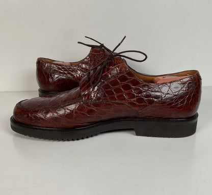 Mezlan Full Crocodile Derby Shoes | Salzburg | Exotic | Men’s 10.5