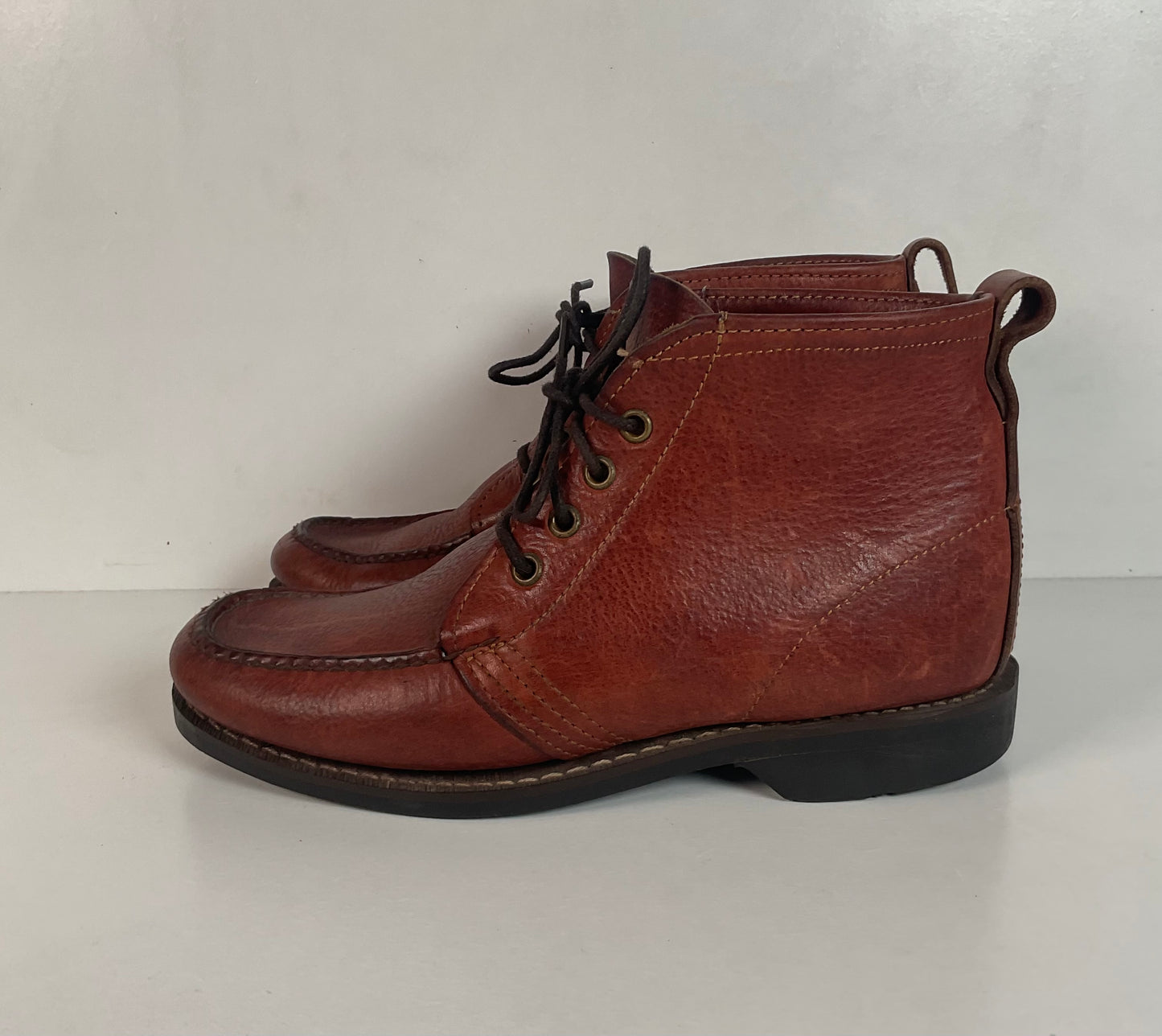 Vintage Gokey Moccasin Chukka Boots Men’s 7 D Bison Hide