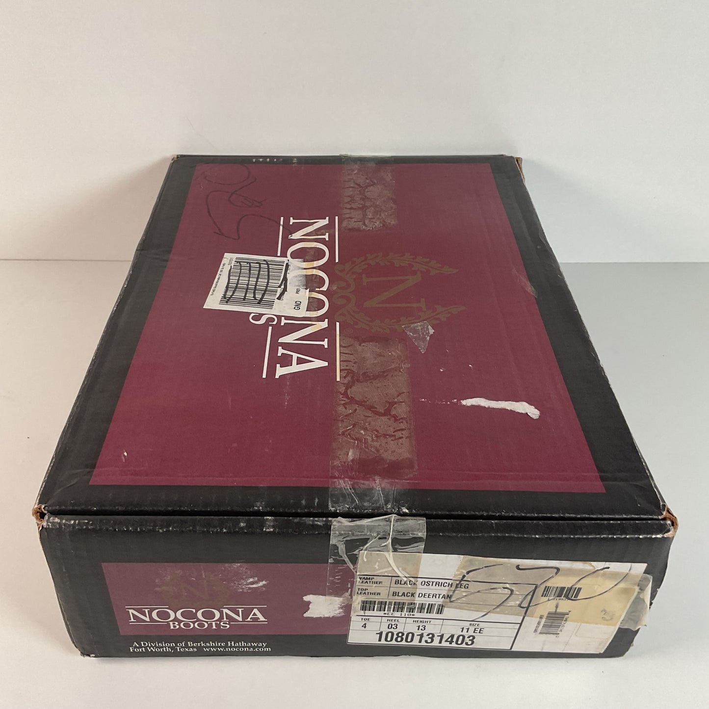 Vintage Nocona Ostrich Leg Cowboy Boots | Exotic | USA Made | 11 EE