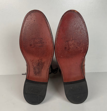 Vintage Justin Kiltie Packer Boots | USA Made | Lacer | Women’s 8.5 B