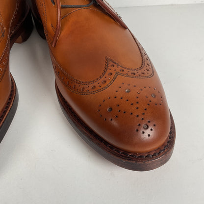 Ralph Lauren Sanderson Burnished Wingtip Shoes | USA Made | 11.5 D