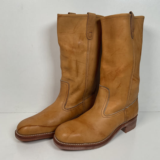 Vintage Hy-Test Banana Campus Boots Men’s 9.5 C Safety Toe USA Made