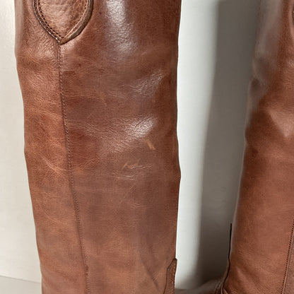 Lucchese Chelsea Braided Riding Boots 6 B Original Box