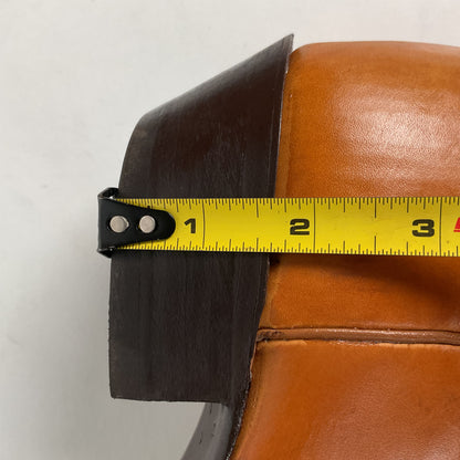 Vintage Justin Calfskin Cowboy Boots | Butterscotch | USA Made | Men’s 10.5 D