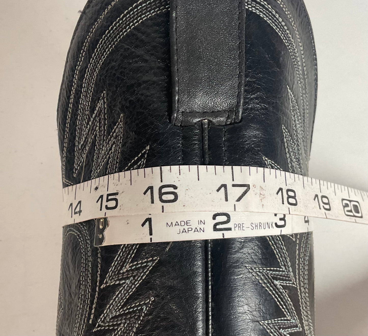 Exotic Black Cobra Snakeskin Cowboy Boots Mexico 28.5 E | US Men’s 10.5