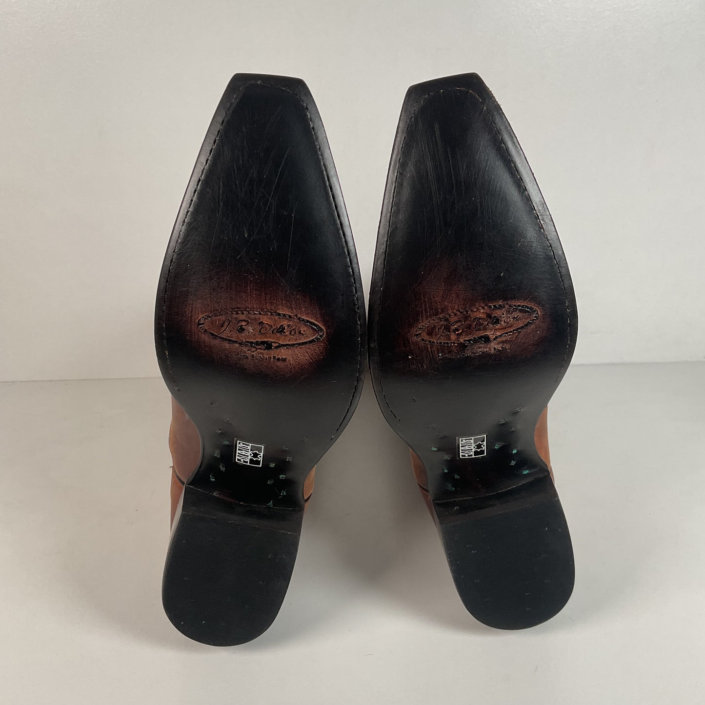 J. B. Dillon Goat Skin Cowboy Boots | Mad Dog | Tooled Inlays | Men’s 9 D