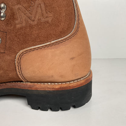 Vintage Milo Mountaineering Boots | USA Made | Rough Out | Men’s 9.5 M