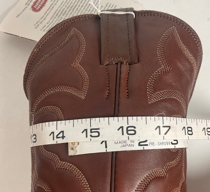 Vintage Nocona Shark Skin Cowboy Boots 9 E USA Made Exotic
