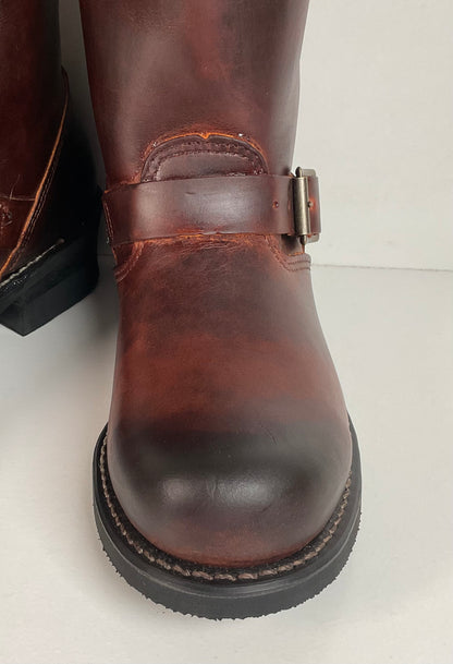 Double H Engineer Boots | USA Made | Brown | Women’s 7.5 M