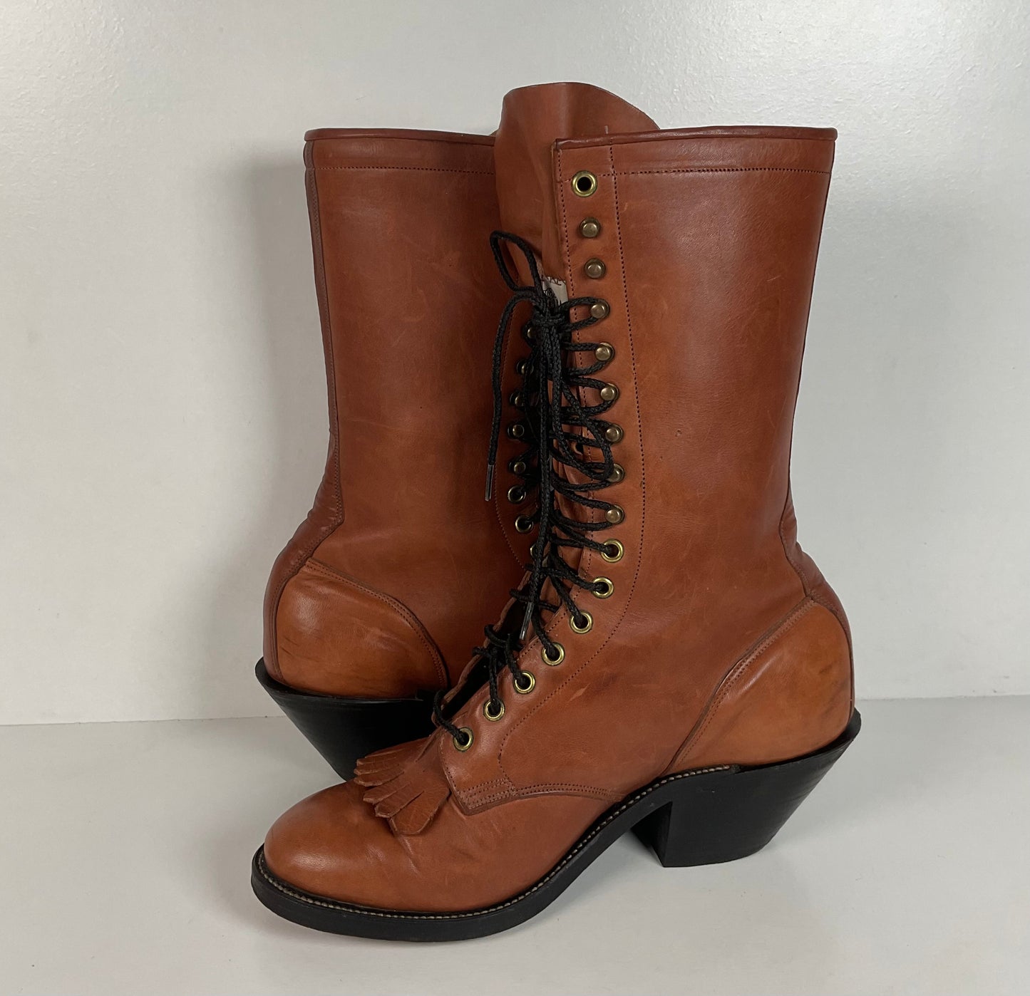 Vintage Olathe Western Packer Boots | USA Made | Men’s 9.5 D