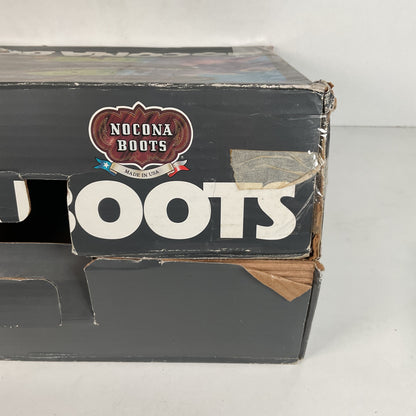 Vintage 1980s Nocona Cowboy Boot Box Only Alex Ebel Artwork
