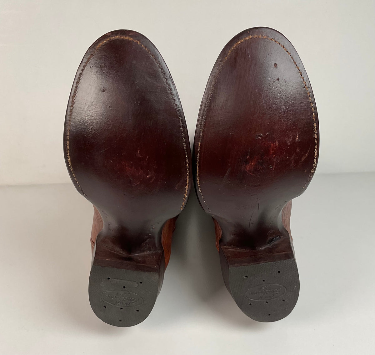 Vintage Sanders Shark Skin Cowboy Boots | Exotic | 1970s | Men’s 9 D