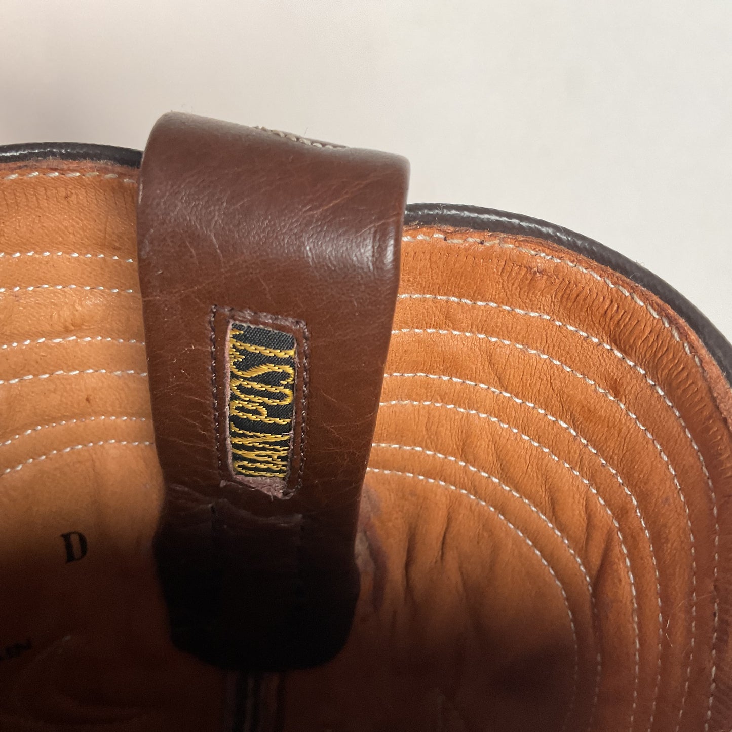 Vintage 1970s Dan Post Cowboy Boots 9 D French Toe