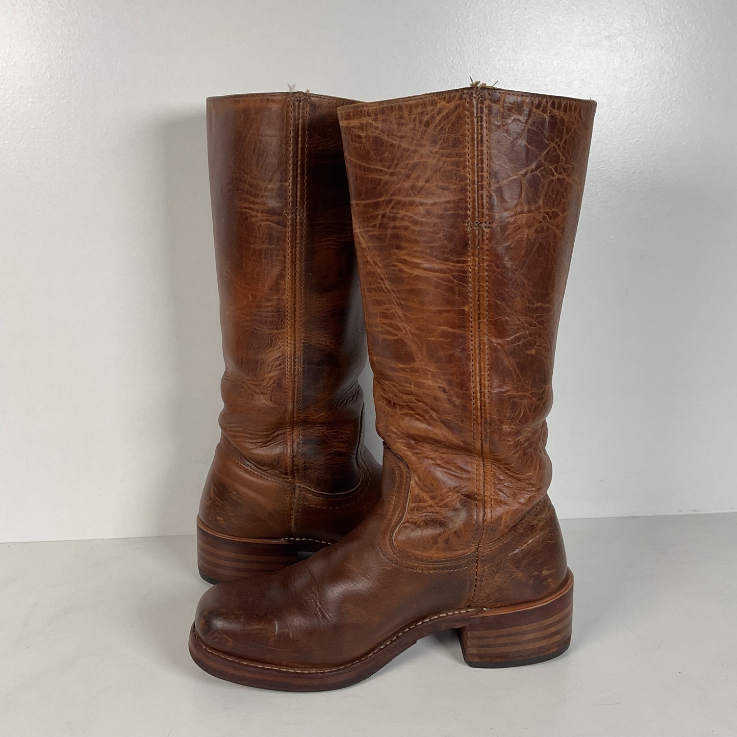 Frye Campus Boots | USA Made | Distressed Brown | Women’s 7 M