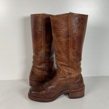 Frye Campus Boots | USA Made | Distressed Brown | Women’s 7 M