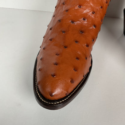Justin Ostrich Quill Cowgirl Boots | Exotic | USA Made | Women’s 8.5 B