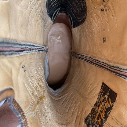 Vintage Tony Lama Caribou Buckaroo Boots | Exotic | Gold Label | Men’s 10 D