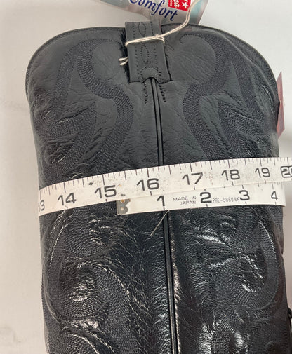 Tony Lama Royal Caiman Cowboy Boots | Exotic | Hornback | USA Made | 12 D