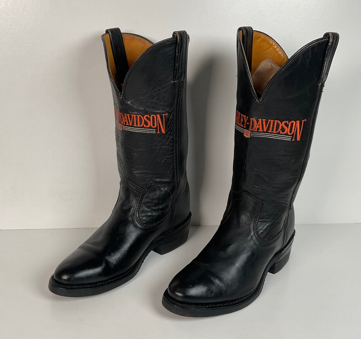 Vintage Harley Davidson Cowboy Boots | USA Made | Men’s 6.5 | Women’s 7.5