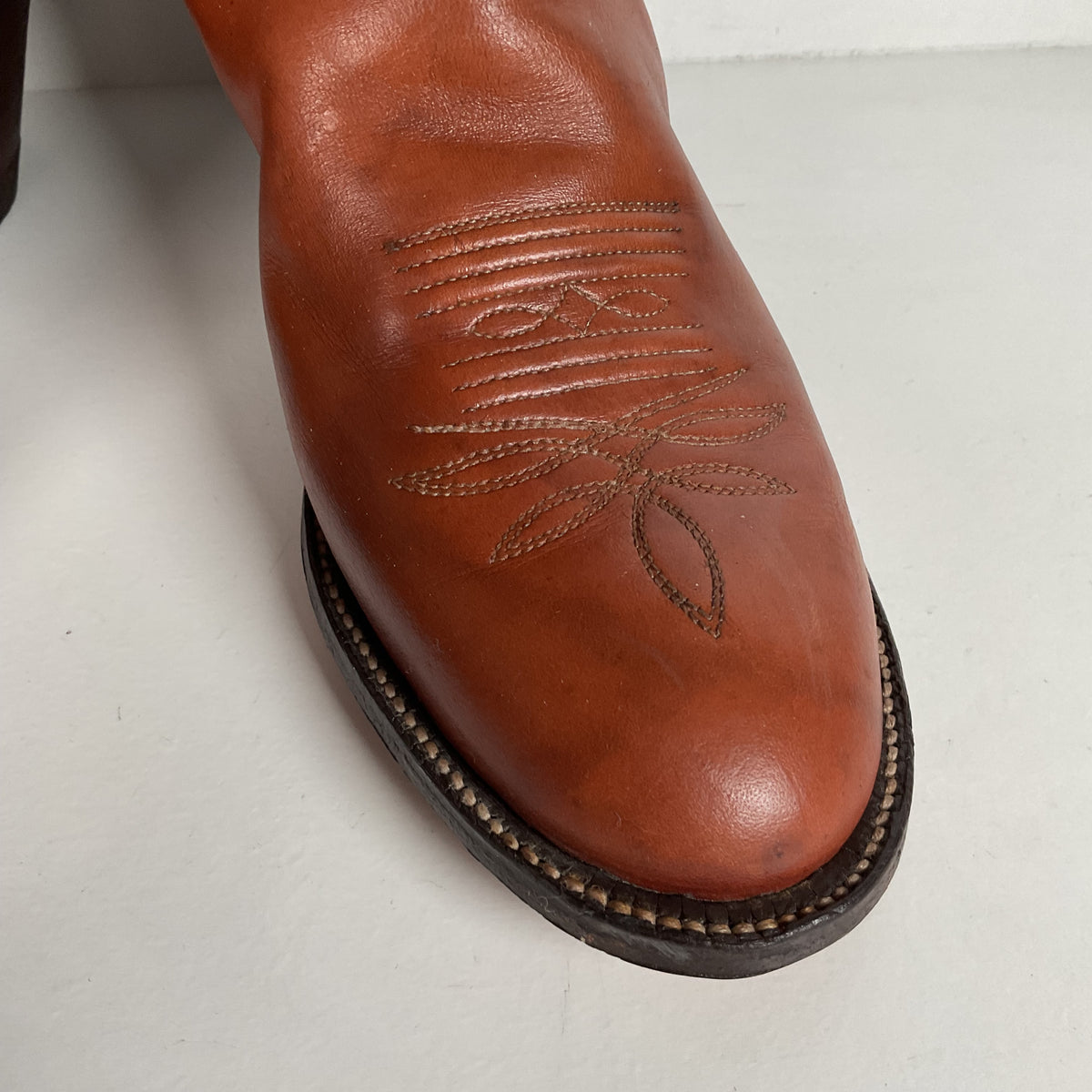 Vintage Tony Lama Tall Cowgirl Boots | Gold Label | Men’s 6.5 C | Women’s 7.5