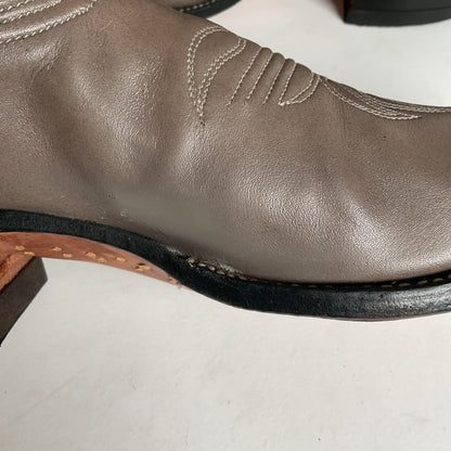 1970s Nocona Grey Cowboy Boots Men’s 8.5 B | Women 9.5