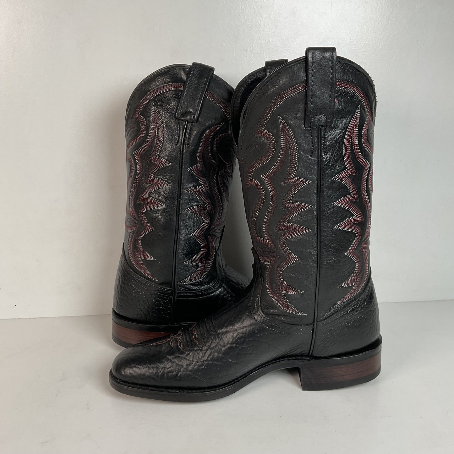 Vintage J. Chisholm Bullhide Cowboy Boots 9 D USA Made Original Box