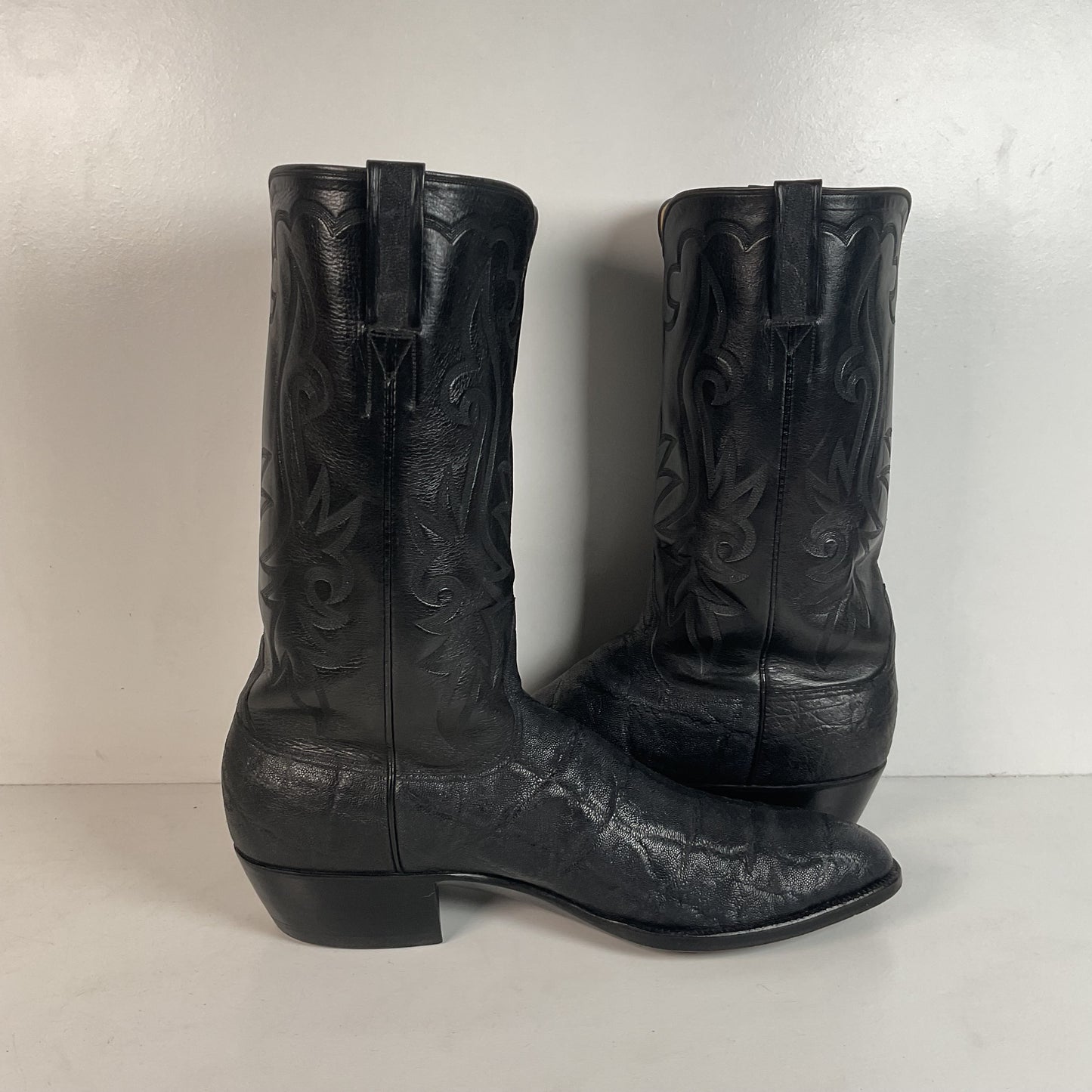 Little’s San Antonio Elephant Cowboy Boots | Custom Made | Exotic | 15 AAA