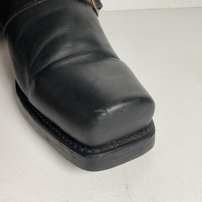 1970s Durango Harness Motorcycle Boots 10 D USA Made Biker Buckle