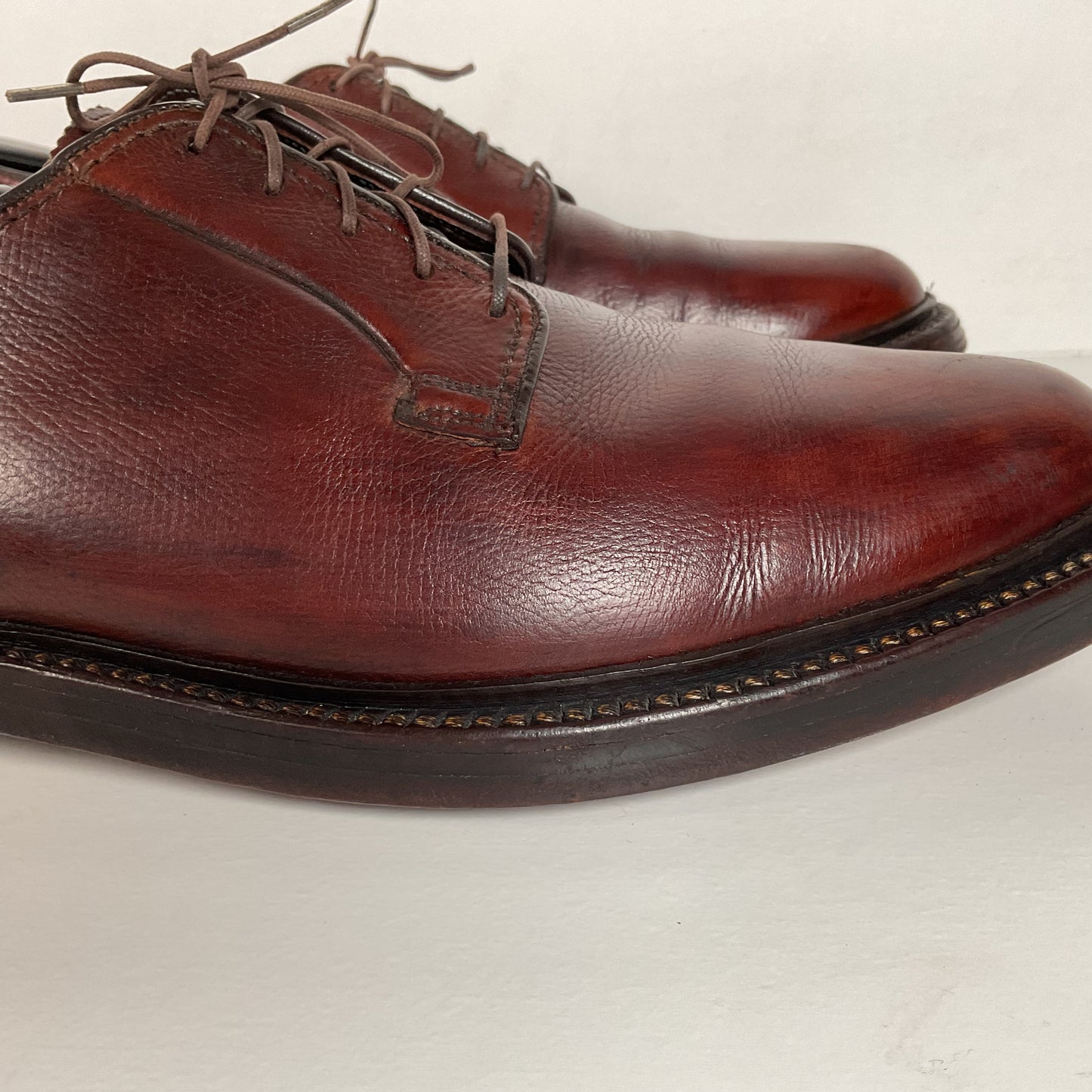 Vintage Florsheim Imperial Kenmoor Derby Shoes | Plain Toe | Men’s 9 D