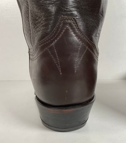 Vintage Tony Lama Buffalo Calf Cowboy Boots | 1960s-1970s | Narrow | Men’s 11 B