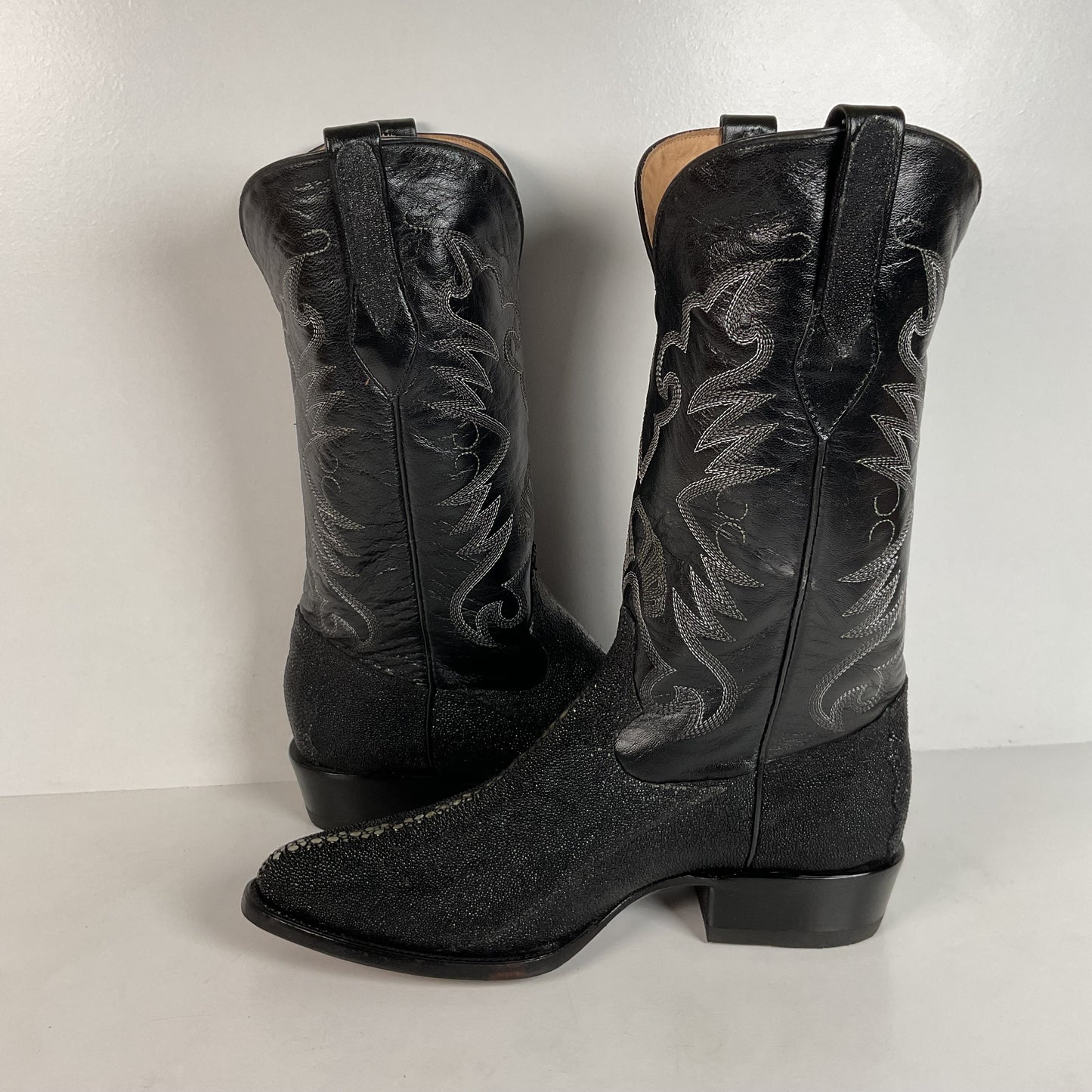 Sea Stingray Cowboy Boots | La Nacional | Matching Belt | Exotic | Men’s 9.5