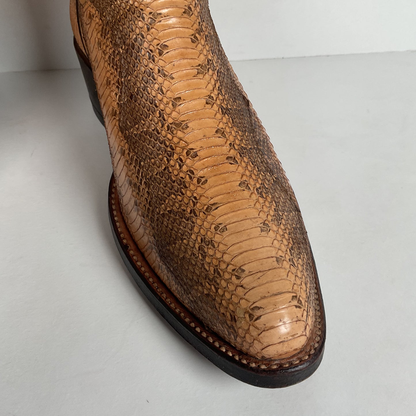 Vintage Dan Post Water Snake Cowboy Boots | Snakeskin | USA Made | Men’s 9.5 D