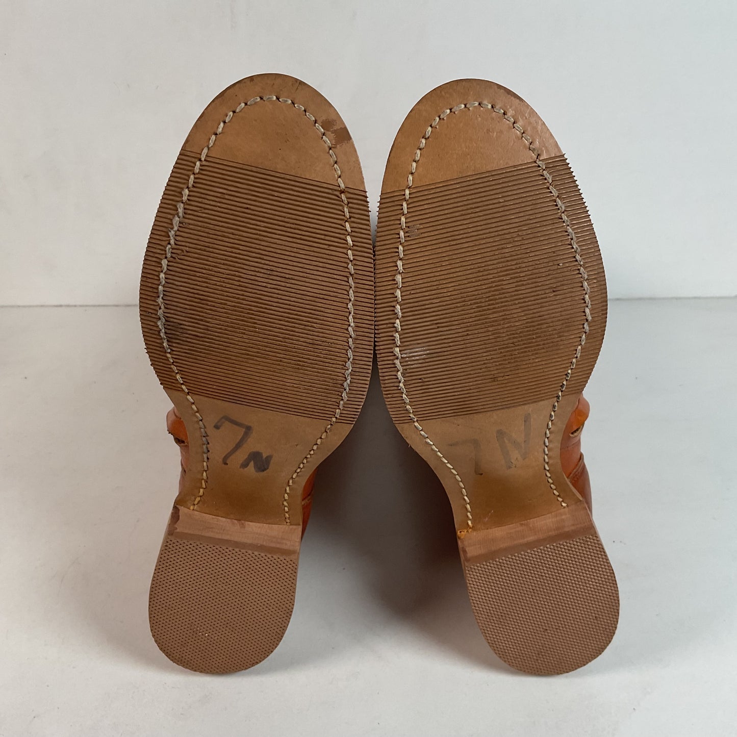 1970s Wrangler Platform Campus Boots — USA Made — 7 N