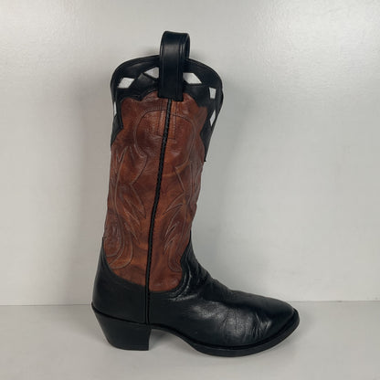 Pat Young Custom Bucket Cowboy Boots | Tooled Inlays | Women’s 7.5