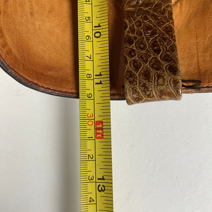 Vintage Wrangler Algonquin Toe Cowboy Boots | Sea Turtle Imitation Print | Men’s 9.5 D