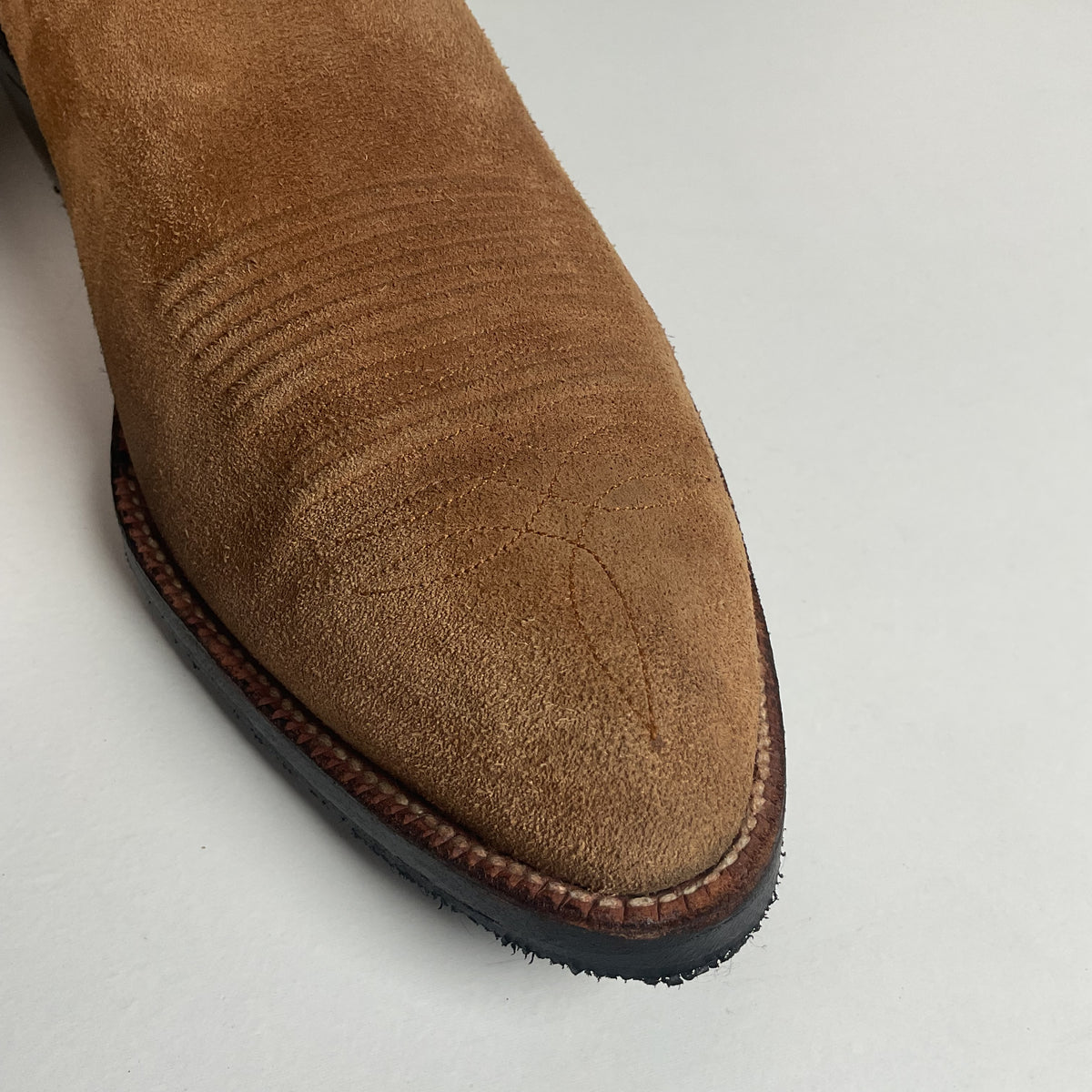 Little’s San Antonio Custom Cowboy Boots | Suede Rough Out | Men’s 11 D