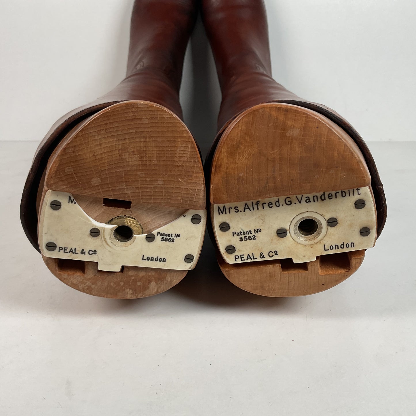 Vintage Peal & Co Polo Riding Boots | Wooden Form | Vanderbilt | King George