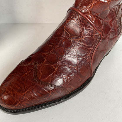 Vintage Lorenzo Banfi Dress Boots | Full Crocodile | Men’s 9 M