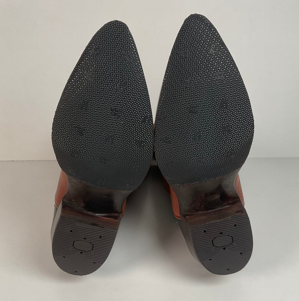 Vintage Caboots Wingtip Cowboy Boots | Tooled Inlays | Men’s 8 | Women’s 9