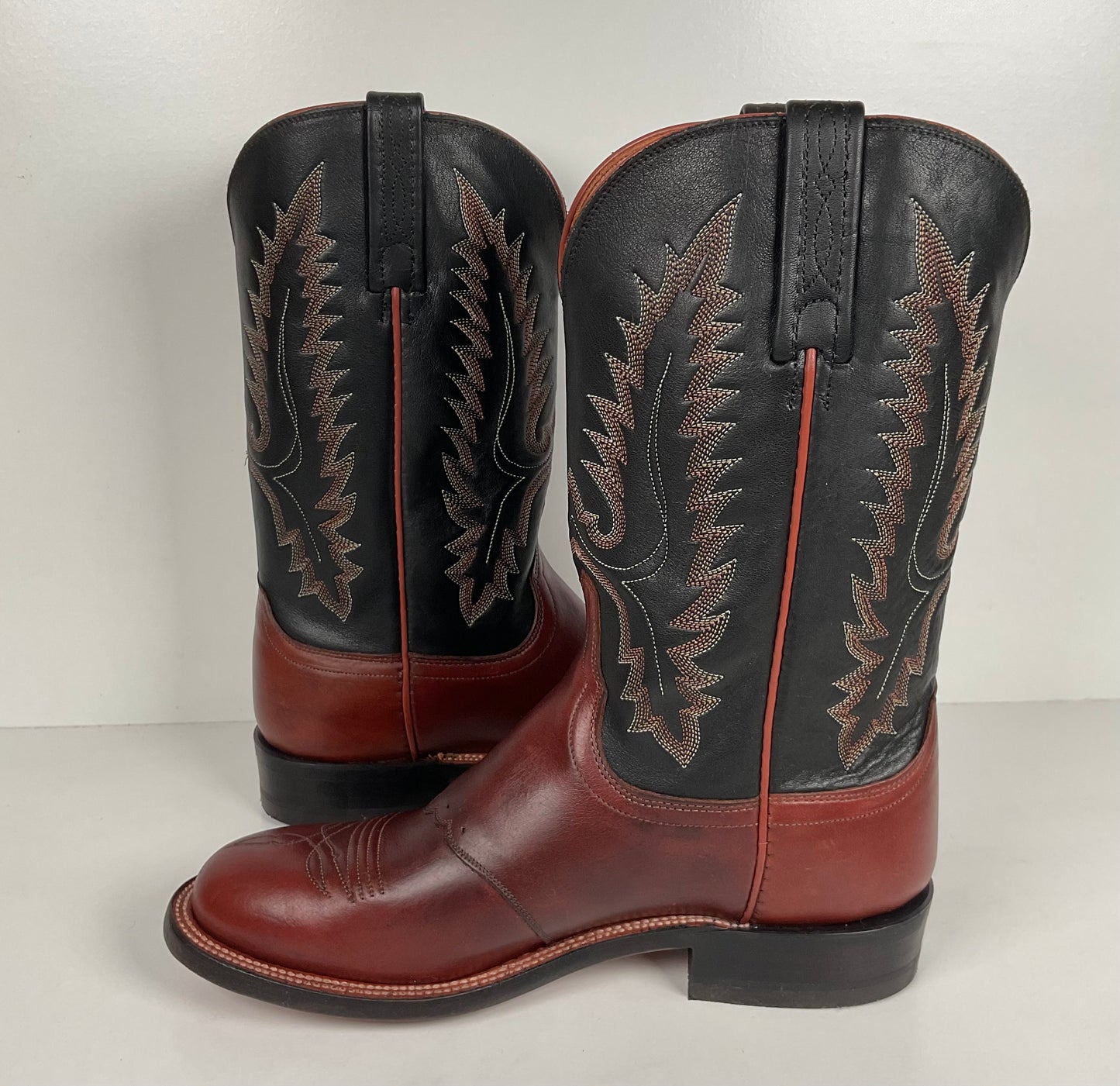 Lucchese 2000 Cowboy Boots | USA Made | Extra Wide | Men’s 8.5 EE