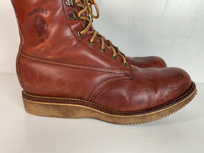 Vintage Chippewa Crepe Sport Boots 11 D USA Made Soft Toe