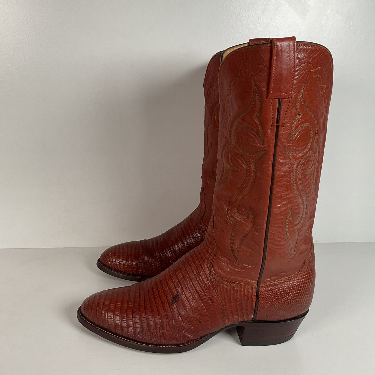 Guy Garrett Custom Cowboy Boots | Teju Lizard | Western Classics | Men’s 10 D