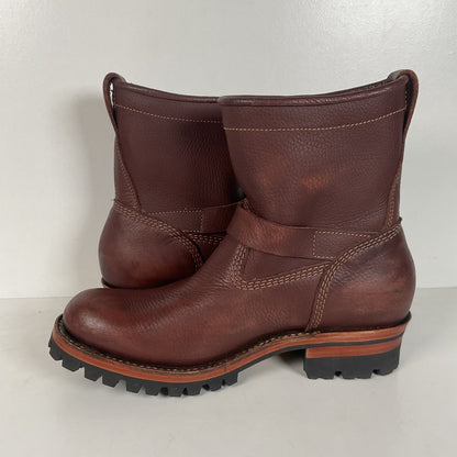 Bison Hide Engineer Boots | Shorty | Custom | PNW | Pacific Northwest | Men’s 9.5