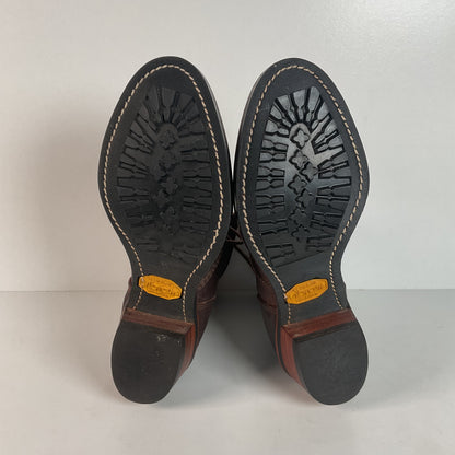 Vintage Santa Fe Western Packer Boots | Apache | Lace Up | USA Made | Women’s 9 M