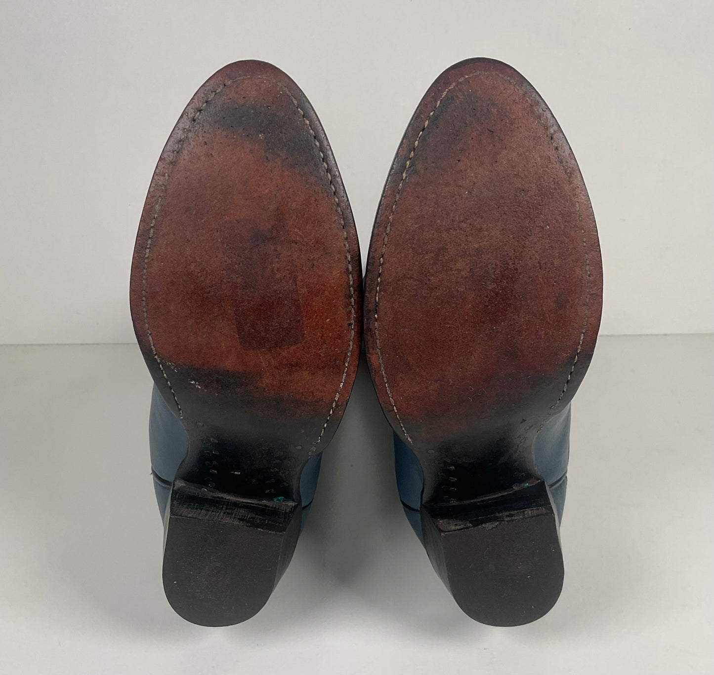 Vintage Tony Lama Gold Label Cowgirl Boots | Blue | Women’s 7.5 M