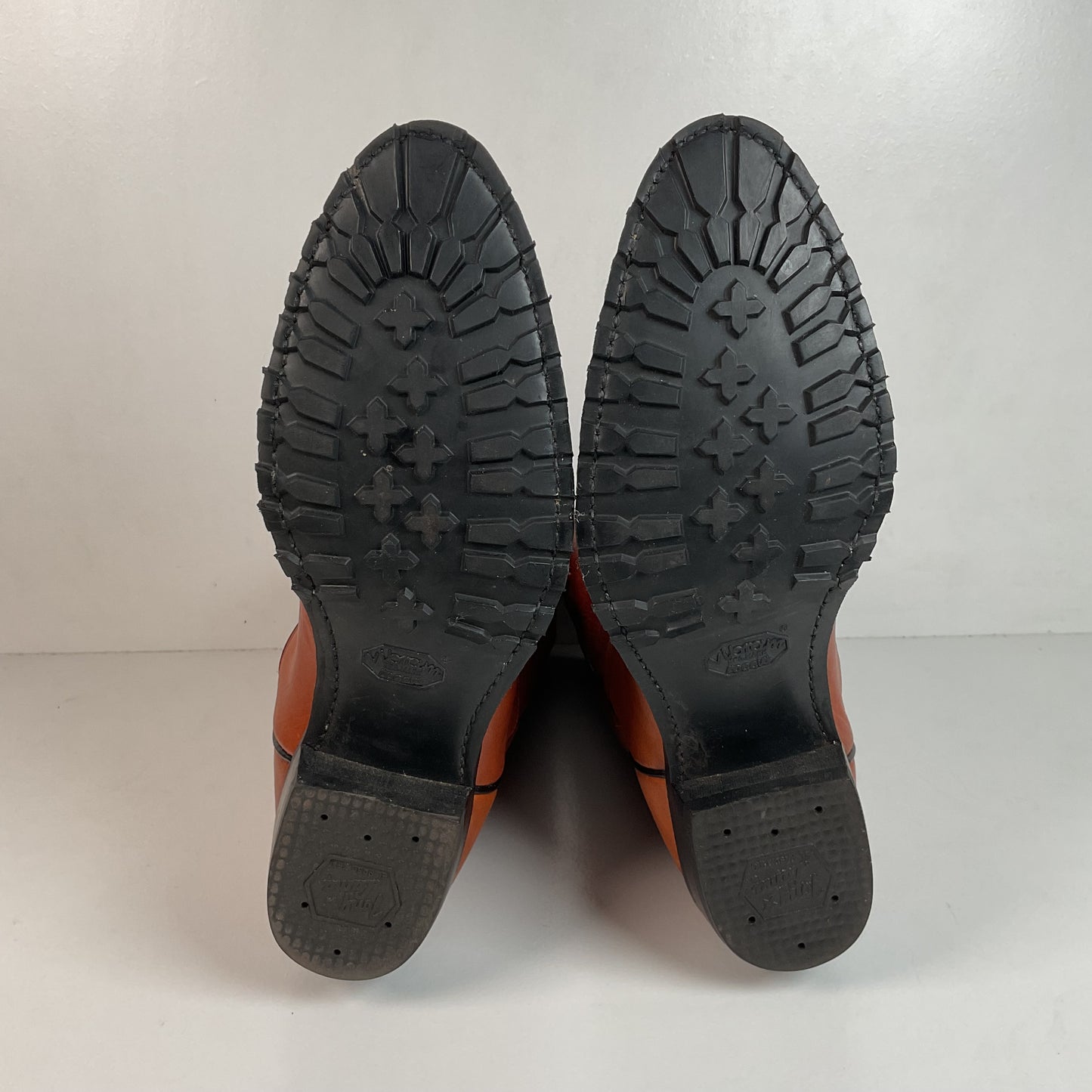 Tony Lama Classic Brown Cowboy Boots | Vibram Lug | 12 D
