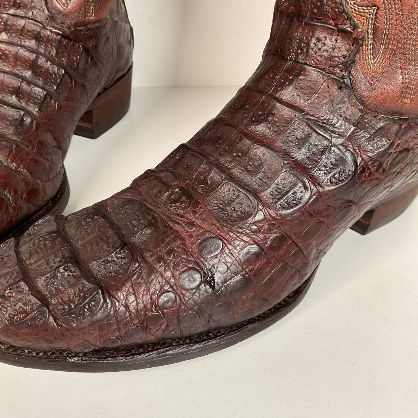 McClintock Hornback Caiman Cowboy Boots | Exotic | Men’s 9 D