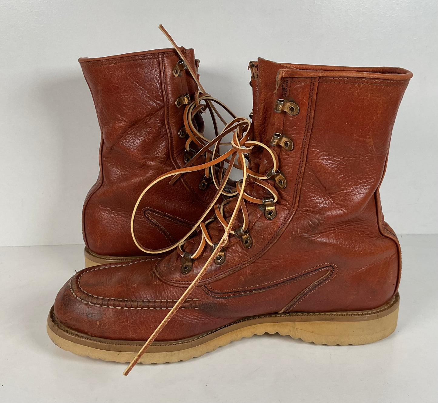 Vintage Montgomery Ward Powerhouse Boots | Moc Toe | Men’s 12 D