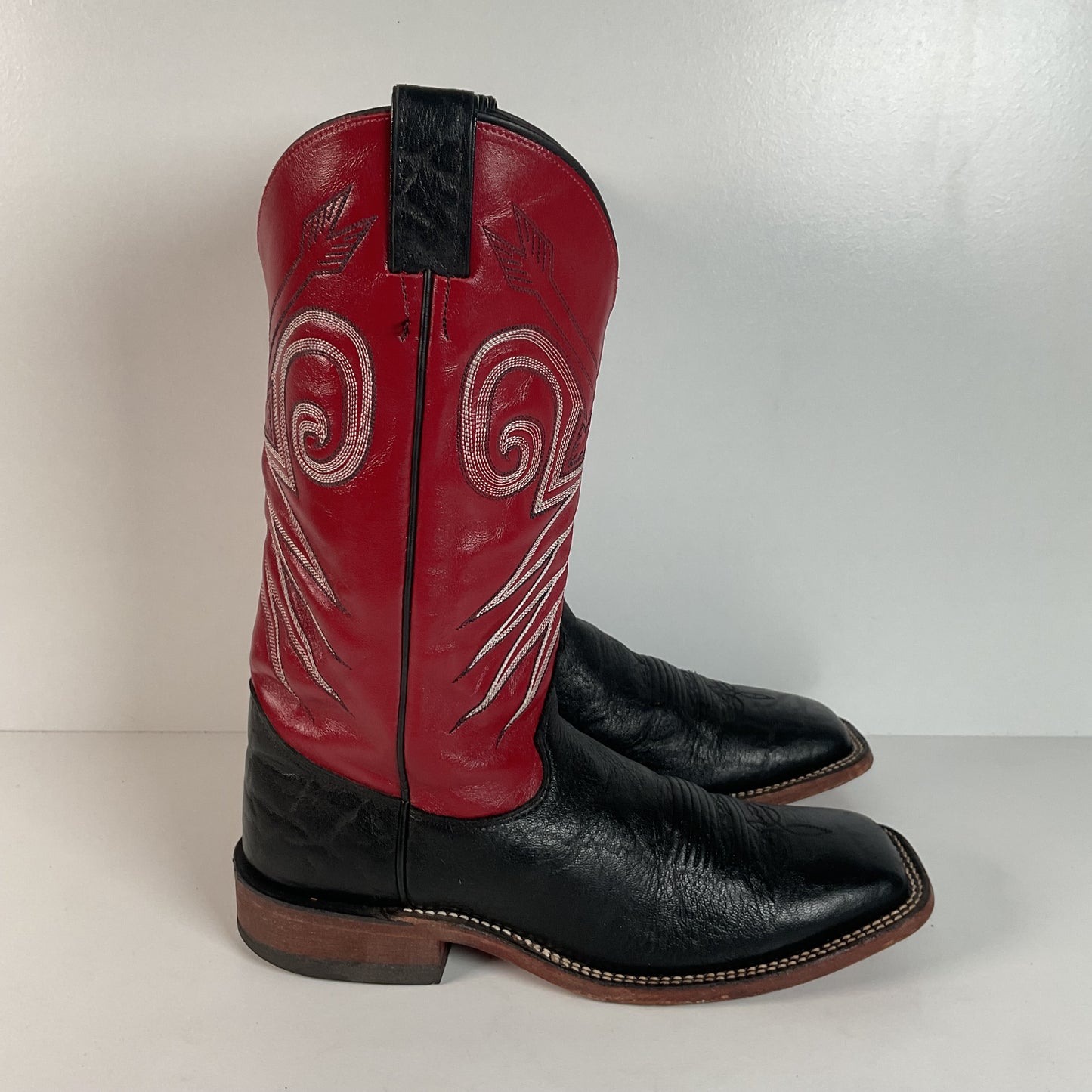 Justin Bent Rail Wildebeest Cowboy Boots | Exotic | USA Made | 10.5 D