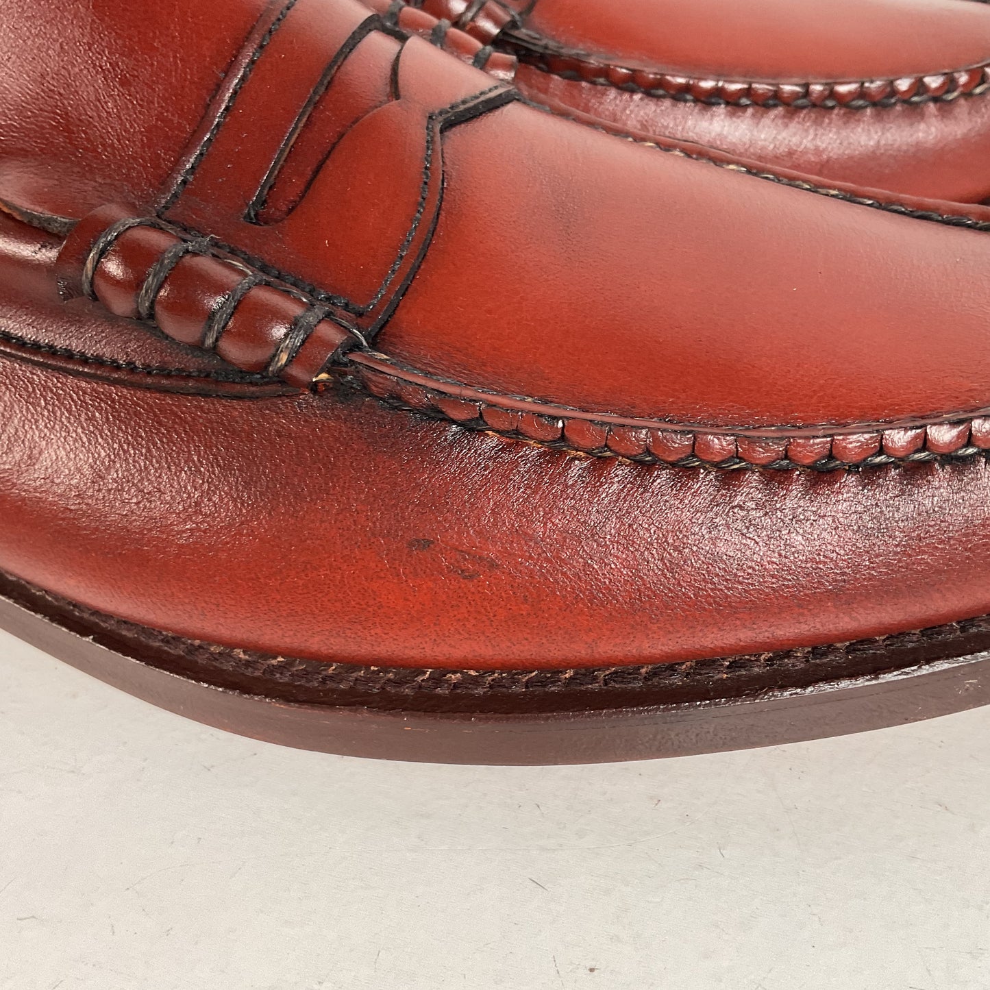 1970s Winthrop Moccasin Penny Loafer 11.5 A Handsewn Tomahawk